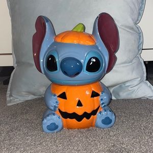 Stitch pumpkin/Halloween cookie jar